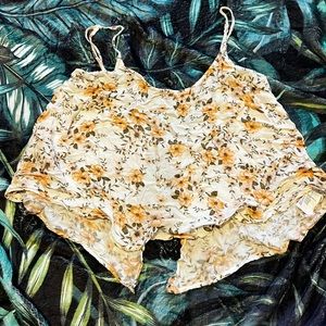 A&E Flower Print Tank
